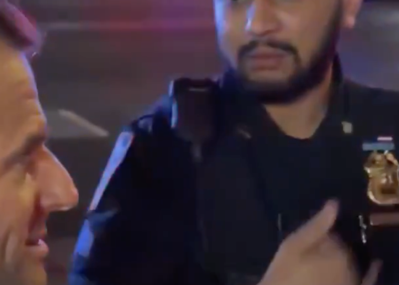 Macron zatrzymany przez policję w Nowym Jorku