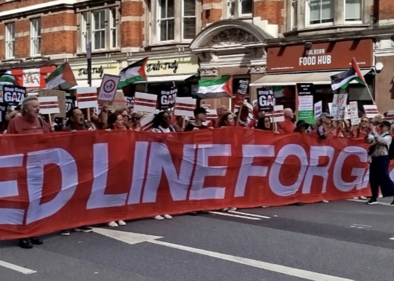 Protest w Londynie