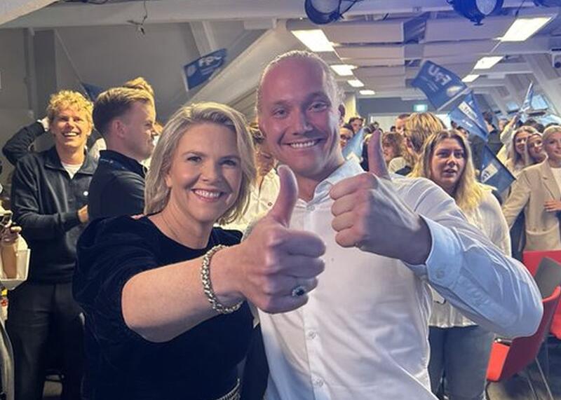 Sylvi Listhaug i Simen Velle