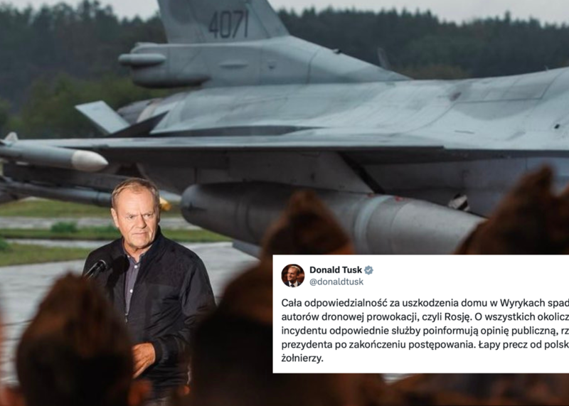 Tusk atakuje ws. rakiety, internauci ostro reagują