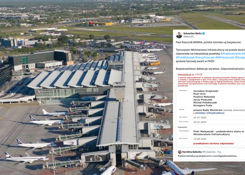 Polskie lotniska a cyberatak – rośnie niepokój