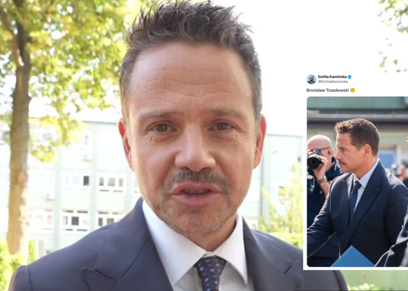 Trzaskowski i wąsy hitem sieci