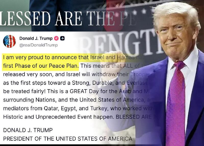 Trump ogłasza porozumienie pokojowe