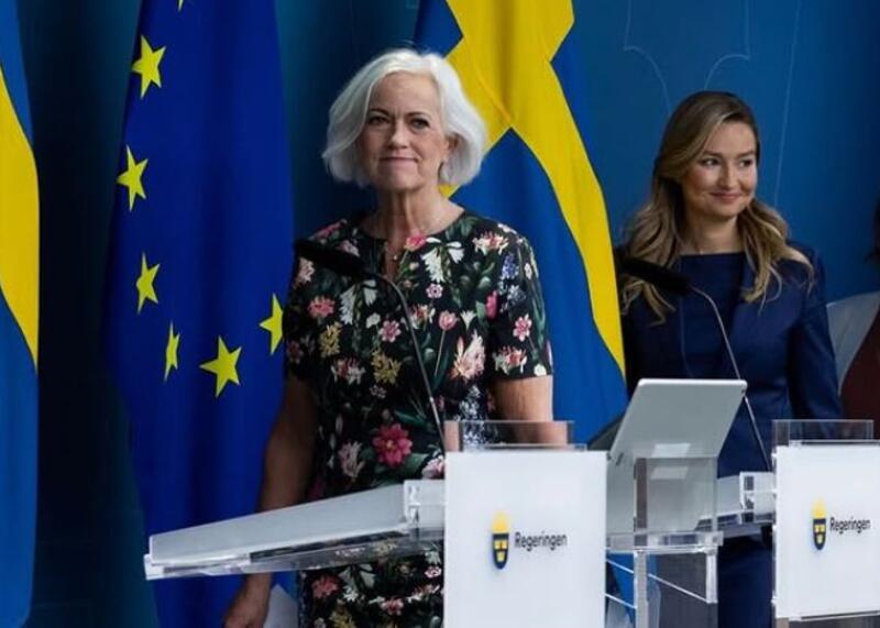 Acko Ankarberg Johansson i Ebba Busch