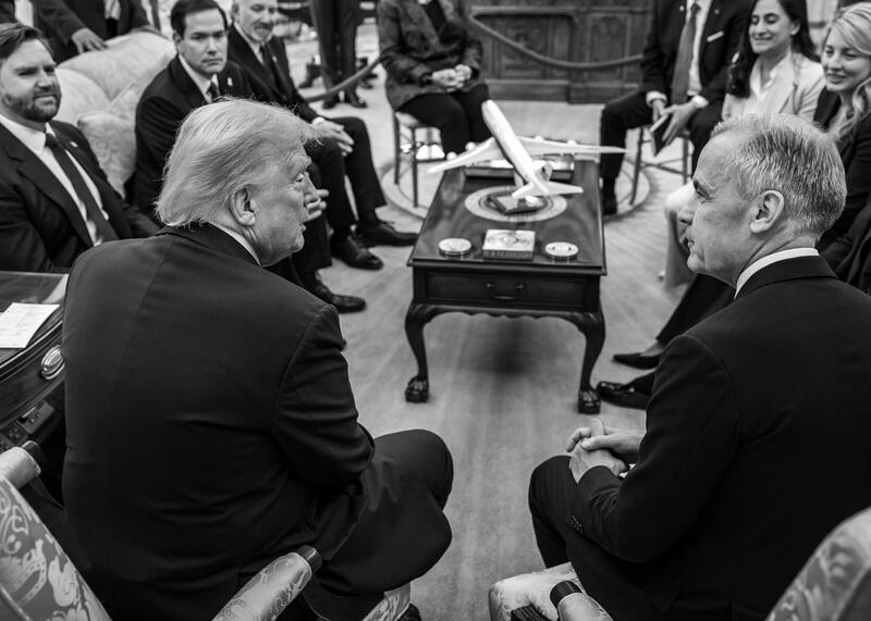 spotkanie Trumpa z Carneyem