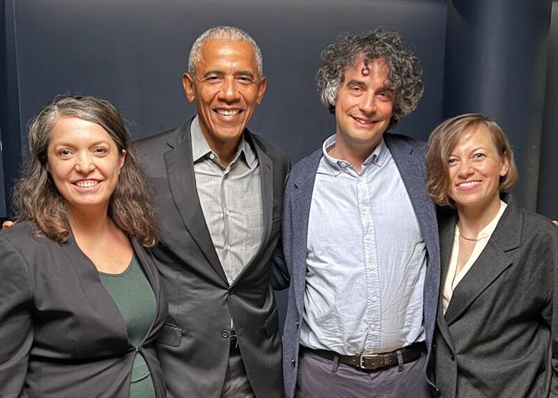 Obama i trzech aktywistów