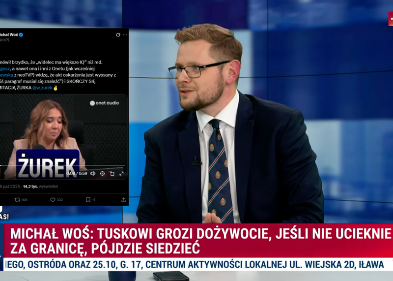 Michał Woś w Telewizji Republika