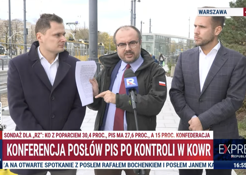 Posłowie PiS ws. KOWR Posłowie PiS ws. KOWR