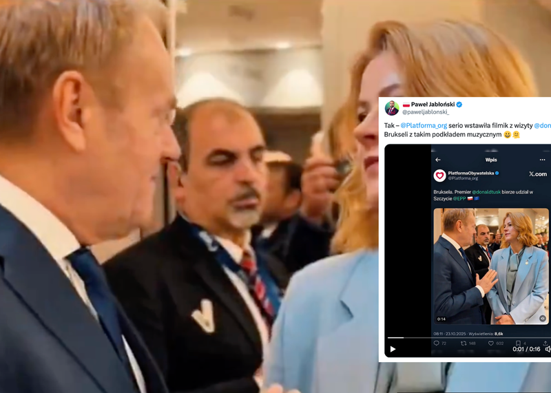Wideo PO z Tuskiem i wulgarnym podkładem: „Platforma serio to zrobiła”