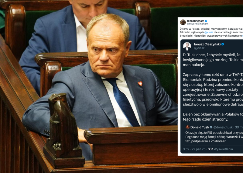Internauci odpowiadają Tuskowi ws. Pegasusa