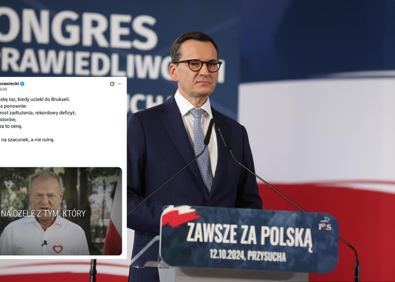 Spot Morawieckiego uderza w Tuska