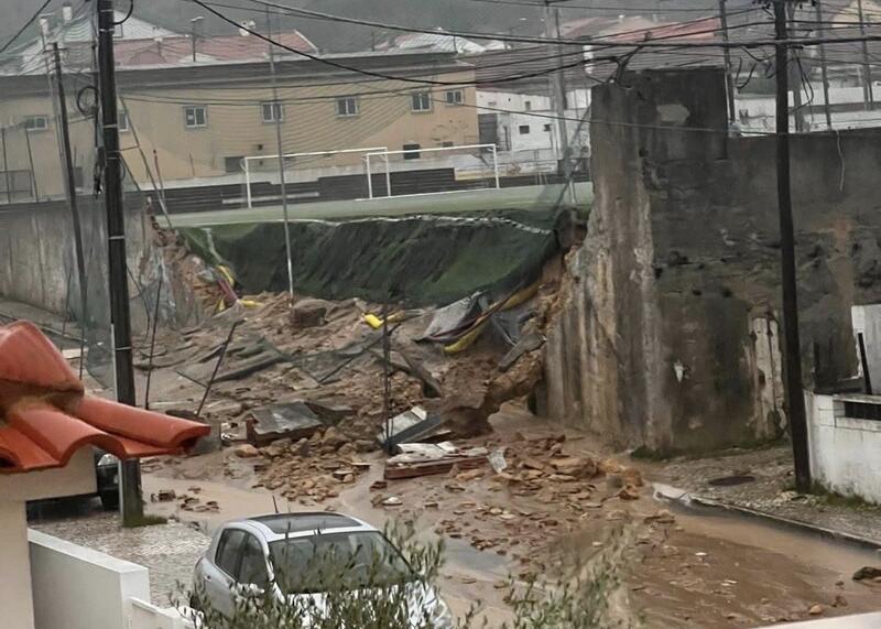 orkan Claudia szaleje w Portugalii