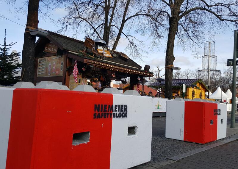 bariery betonowe w Niemczech