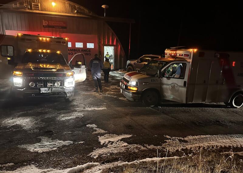 atak grizzly w Bella Coola