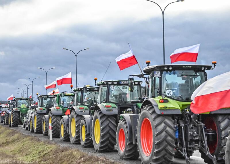 protest rolników/zdjęcie poglądowe