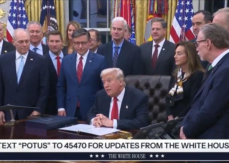 Trump &quot;zakończył shutdown&quot;