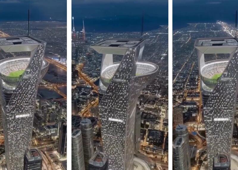 stadion wygenerowany przez AI