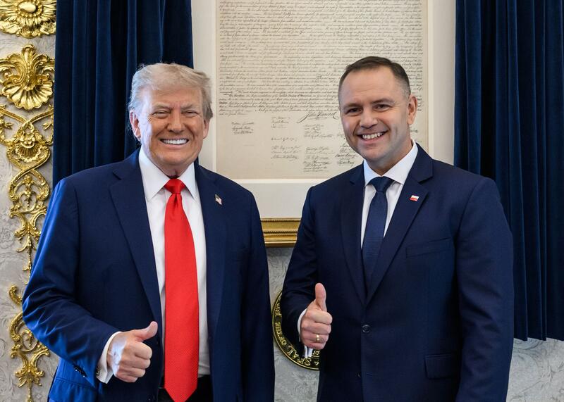 Donald Trump i Karol Nawrocki