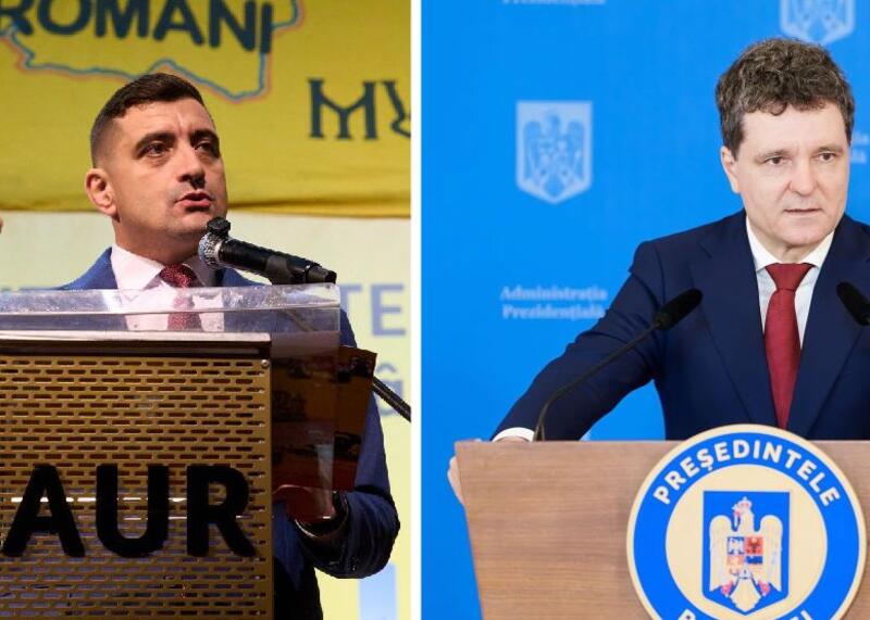 Nicusor Dan i George Simion