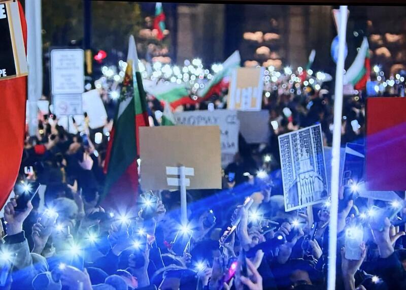 protesty w Bułgarii