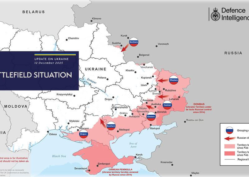 sytuacja na froncie 12.12.2025