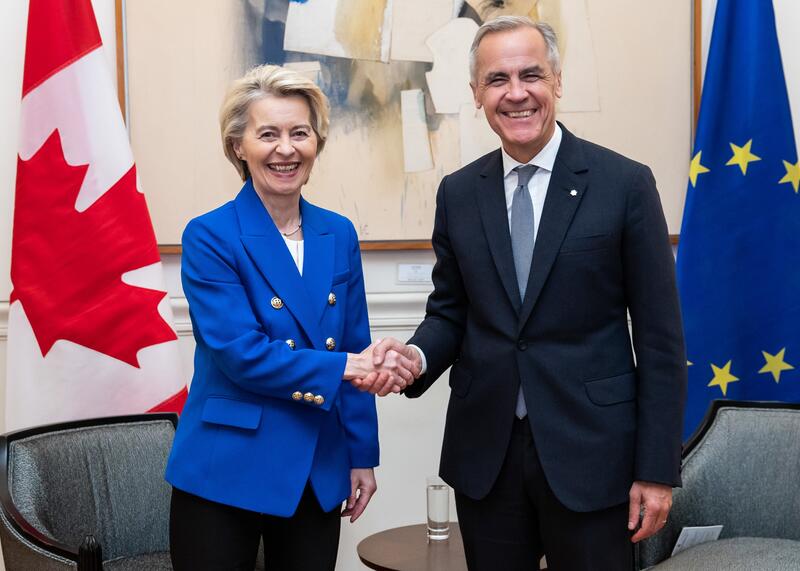 von der Leyen i Carney