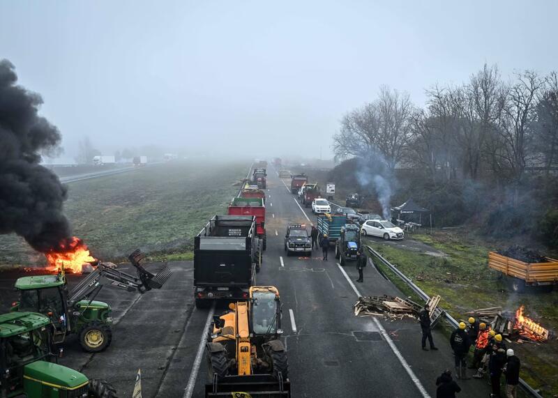 protesty rolników we Francji
