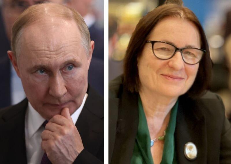 Putin i założycielka Memoriału