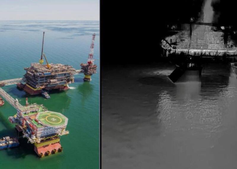 rafineria na Morzu Kaspijskim