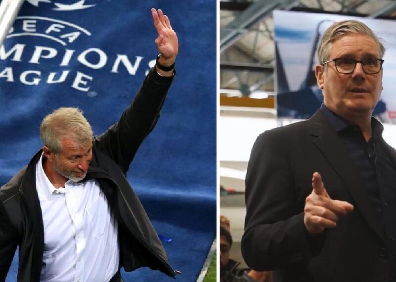 Keir Starmer i Roman Abramowicz