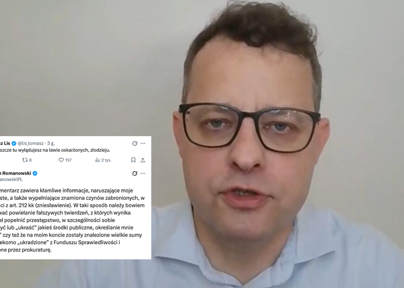 Romanowski odpowiada Lisowi na ataki