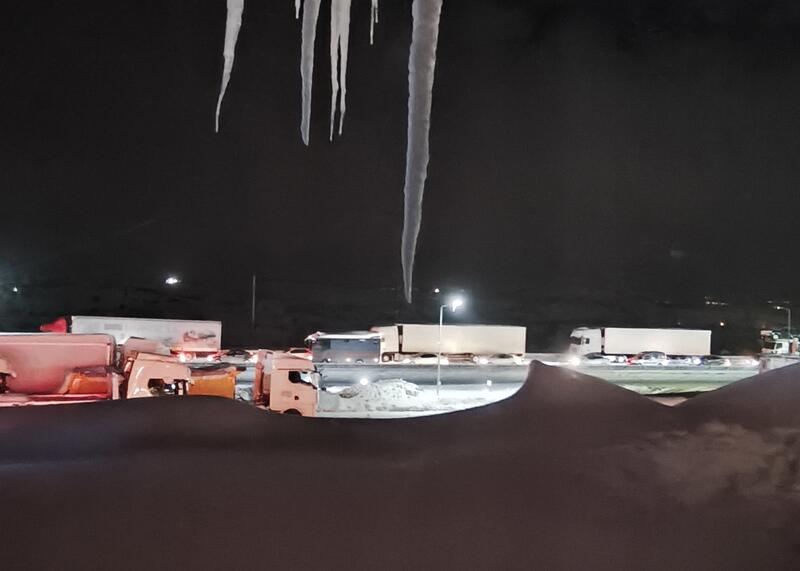 nagły atak zimy  w Turcji