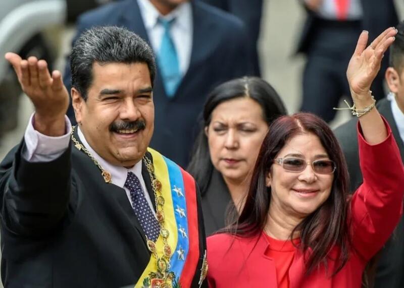 Nicolas Maduro i Cilia Flores