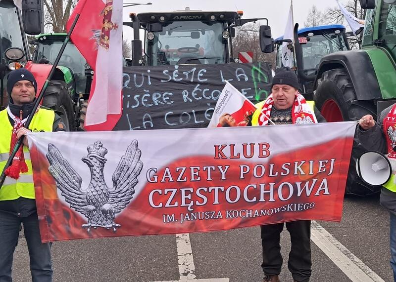 Kluby Gazety Polskiej na proteście w Strasburgu