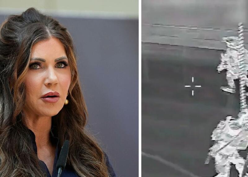 Kristi Noem i desant na tankowcu floty cieni