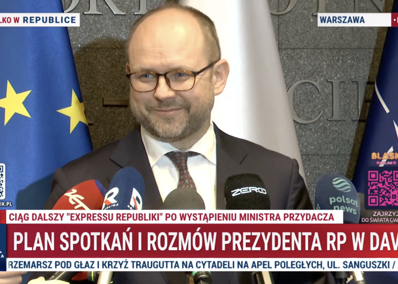 Przydacz o misji prezydenta w Davos