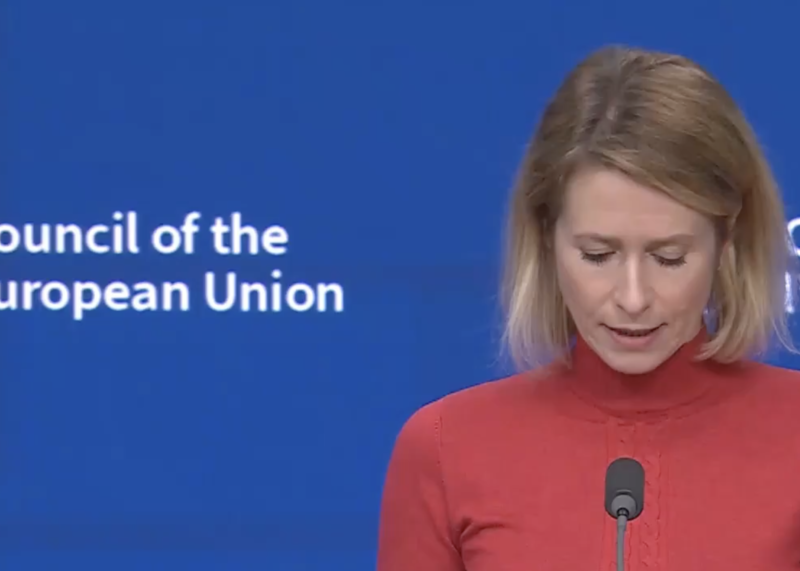 Kallas o jednomyślności w Unii