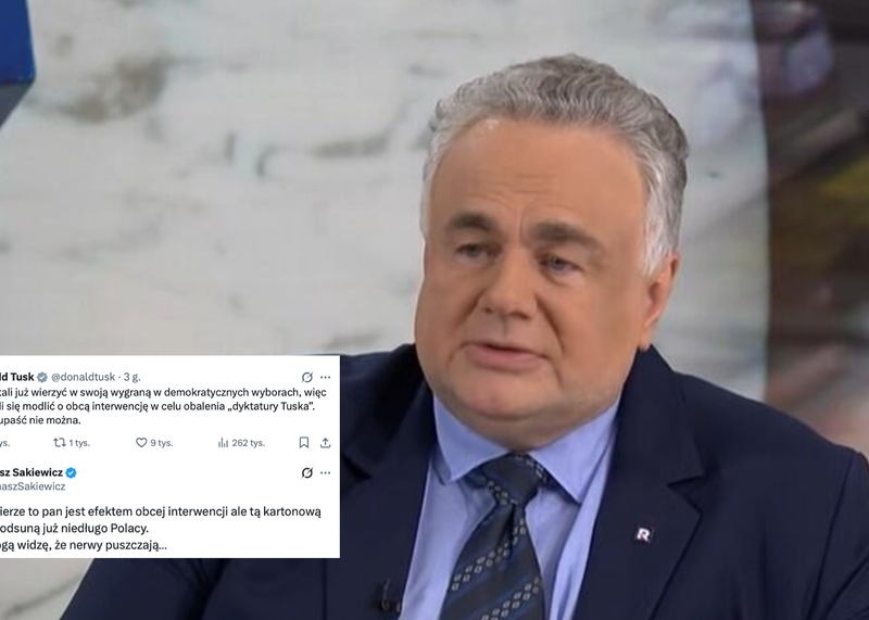 Sakiewicz odpowiada na prowokację Tuska
