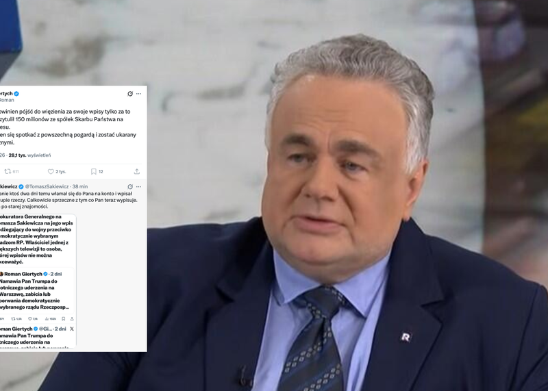 Sakiewicz odpowiada na ataki Giertycha