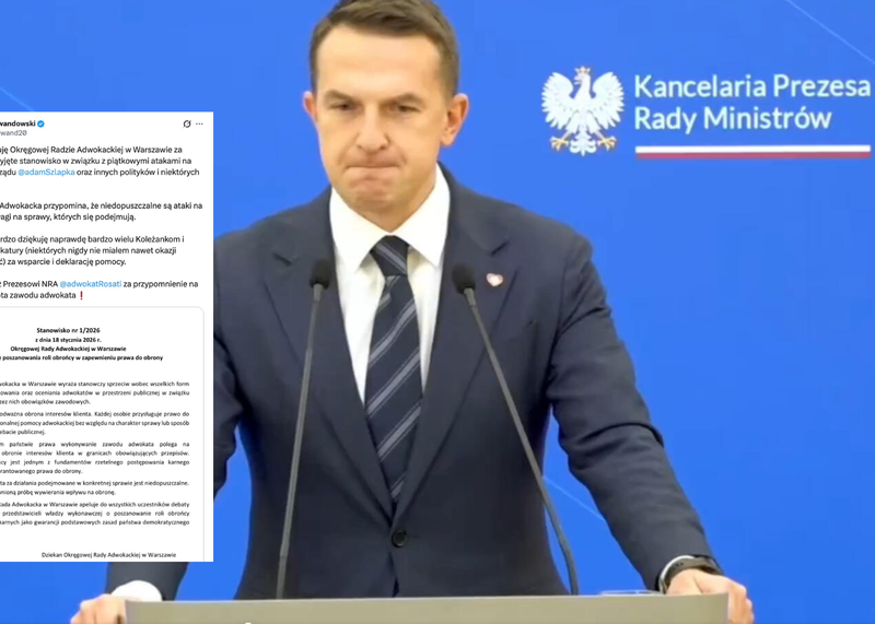 Okręgowa Rada Adwokacka staje w obronie mec. Bartosza Lewandowskiego