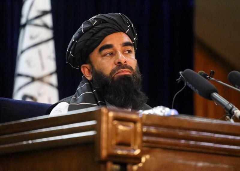 rzecznik Talibów Zabihullah Mudżahid