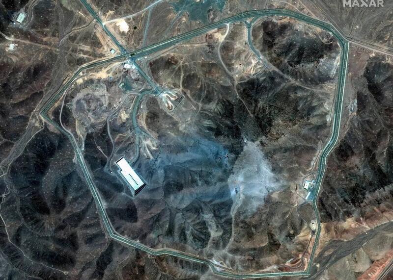 zdjęcia satelitarne Fordow