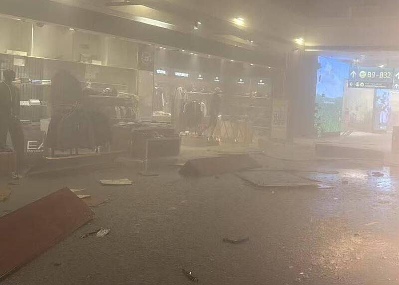 lotnisko w Dubaju po ataku irańskiego drona