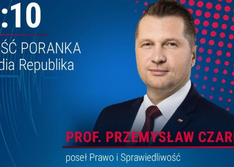 Przemysław Czarnek był gościem Radia Republika
