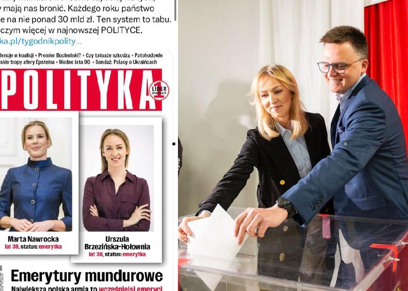 Szymon Hołownia z żoną