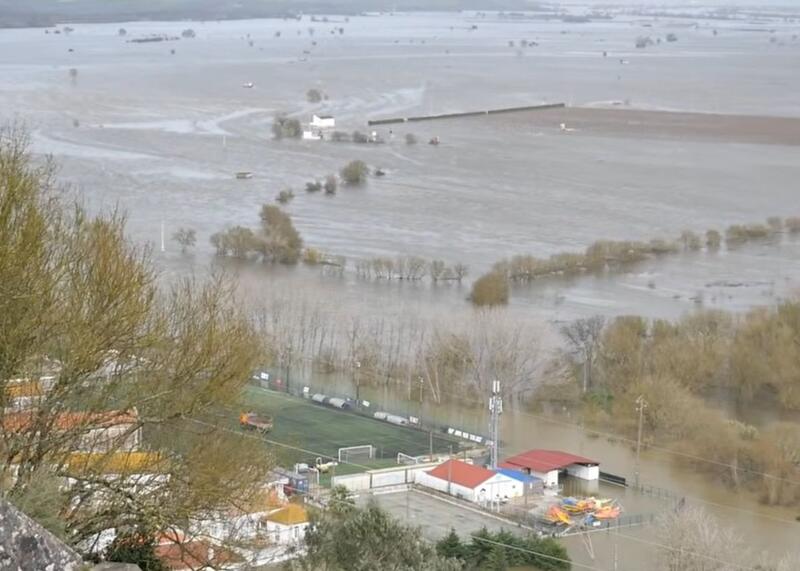 zniszczenia w Portugalii