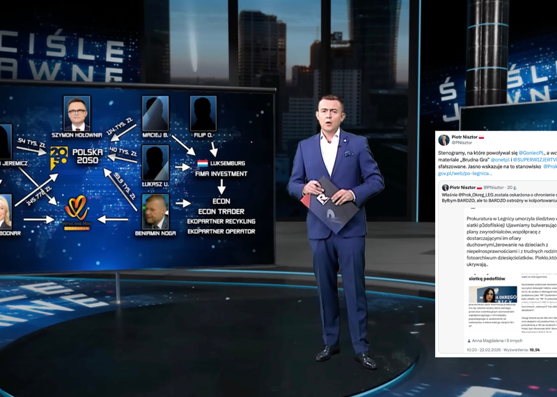 Nisztor ujawnia fałszywe stenogramy ws. siatki pedofilskiej