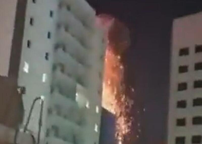 irański dron uderza w Bahrajn