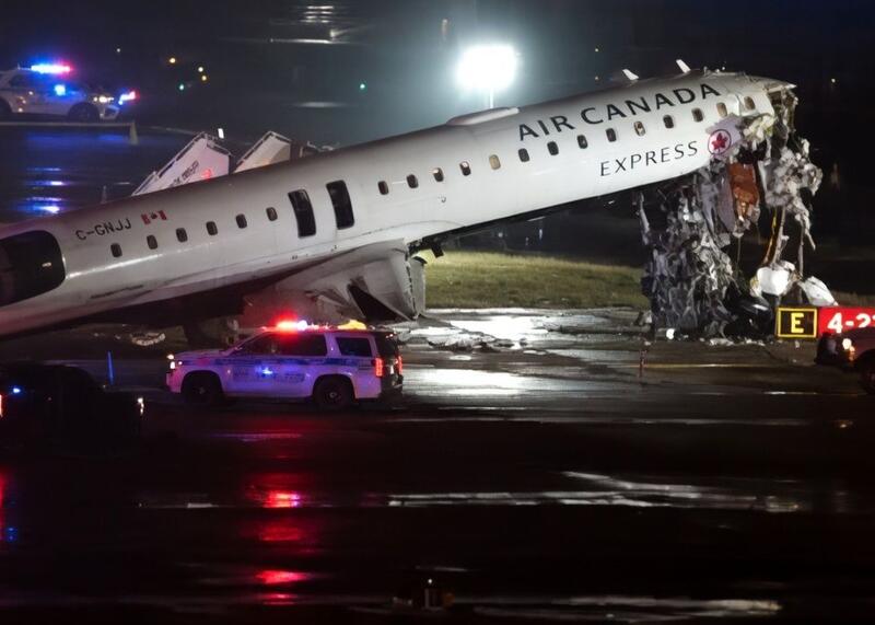 wypadek na lotnisku LaGuardia