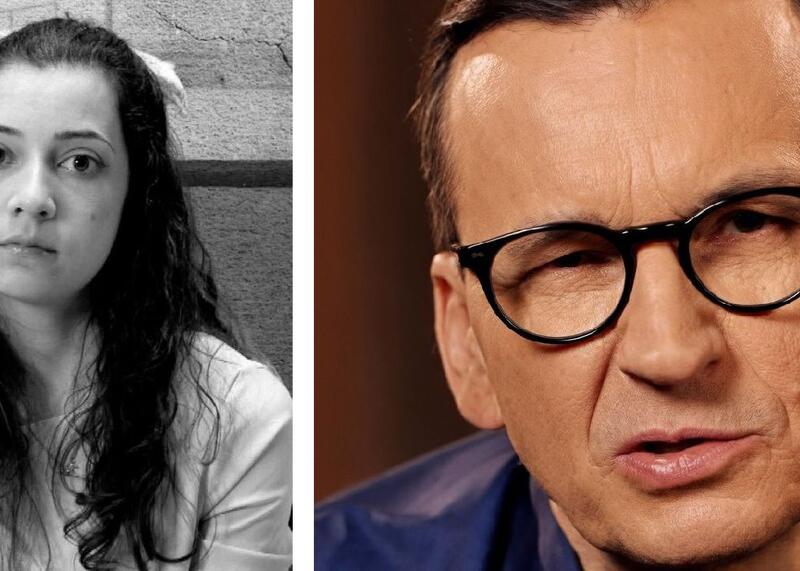 Mateusz Morawiecki i Noelia Castillo